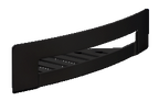 Alva Aura Eckseifenkorb 28,1x19,9cm, Ganzmetalla., Black L. Matt - AQASAUESKBM