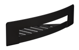 Alva Aura Eckseifenkorb 28,1x19,9cm, Ganzmetalla., Black L. Matt - AQASAUESKBM