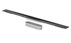 Alva Aura Duschrinnenprofil inkl. Rost, ohne Ablauf, 1200x55mm, Schwarz - AQBFAUDRP120S