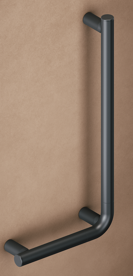 Alva Varia Wandhaltegriff 90 reversibel 75x45cm, bis 130kg, Schwarz Matt - AQBFVAWHG90.2S