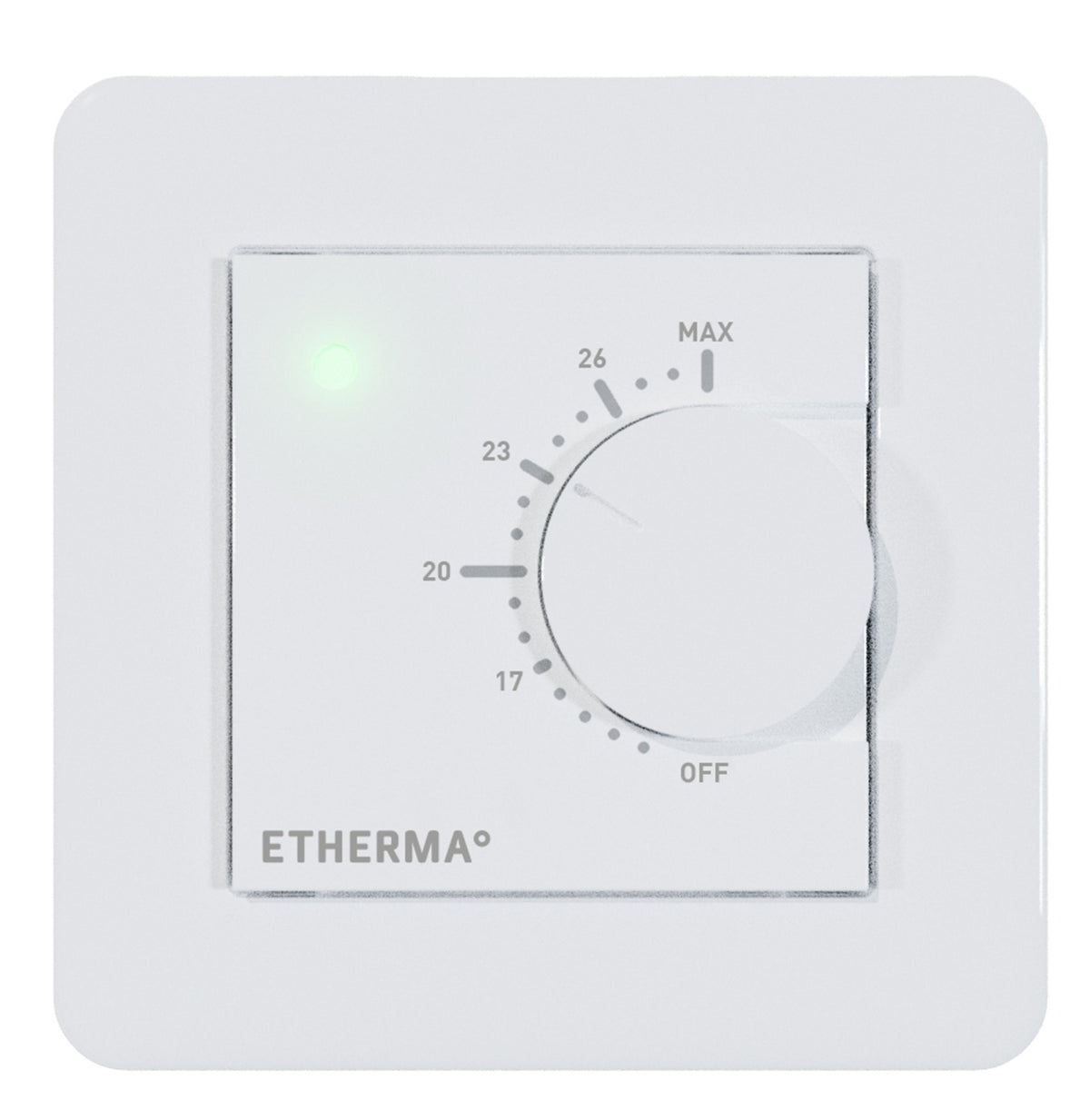 Alva Informa Schaltereinbauthermostat mit Drehregler und App-Funktion - AQBHINDRT