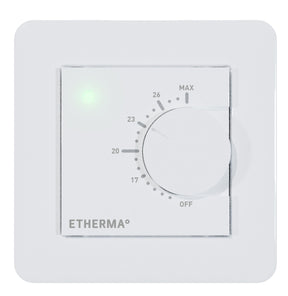 Alva Informa Schaltereinbauthermostat mit Drehregler und App-Funktion - AQBHINDRT