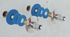 ALVA Varia Abdichtungsset für Wand- rosetten, 2x6 Scheiben, Dm 53/63mm
