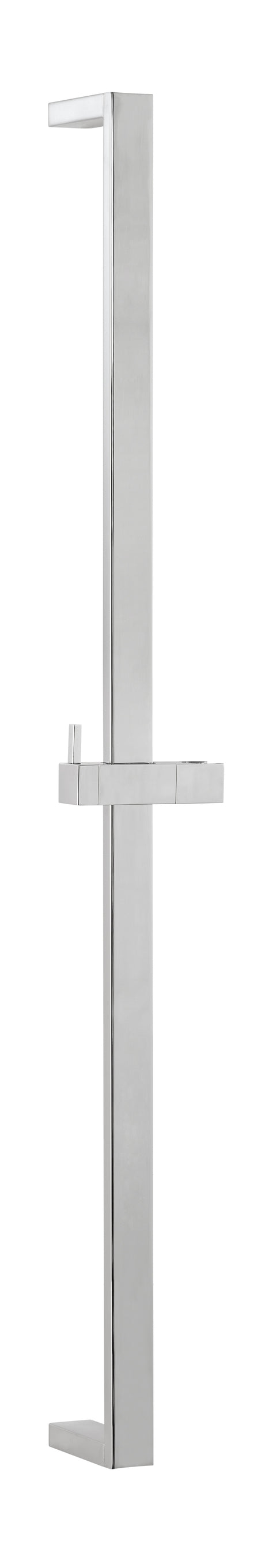 Alva Varia Brausestange 90cm eckig, Messing, Chrom - AQARVABSE90