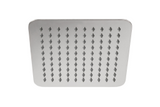 Alva Varia Kopfbrause 21x21cm softedge mit Antikalk, Edelstahl poliert - AQARVAKB21S