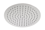 Alva Varia Kopfbrause Dm 31cm rund mit Antikalk, Edelstahl poliert - AQARVAKB31