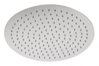 Alva Varia Kopfbrause Dm 40cm rund mit Antikalk, Edelstahl poliert - AQARVAKB40