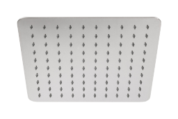 Alva Varia Kopfbrause 31x31cm softedge mit Antikalk, Edelstahl poliert - AQARVAKB31S