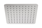 Alva Varia Kopfbrause 31x31cm softedge mit Antikalk, Edelstahl poliert - AQARVAKB31S