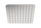 Alva Varia Kopfbrause 26x26cm softedge mit Antikalk, Edelstahl poliert - AQARVAKB26S
