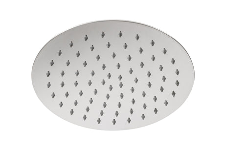 Alva Varia Kopfbrause Dm 26cm rund mit Antikalk, Edelstahl poliert - AQARVAKB26