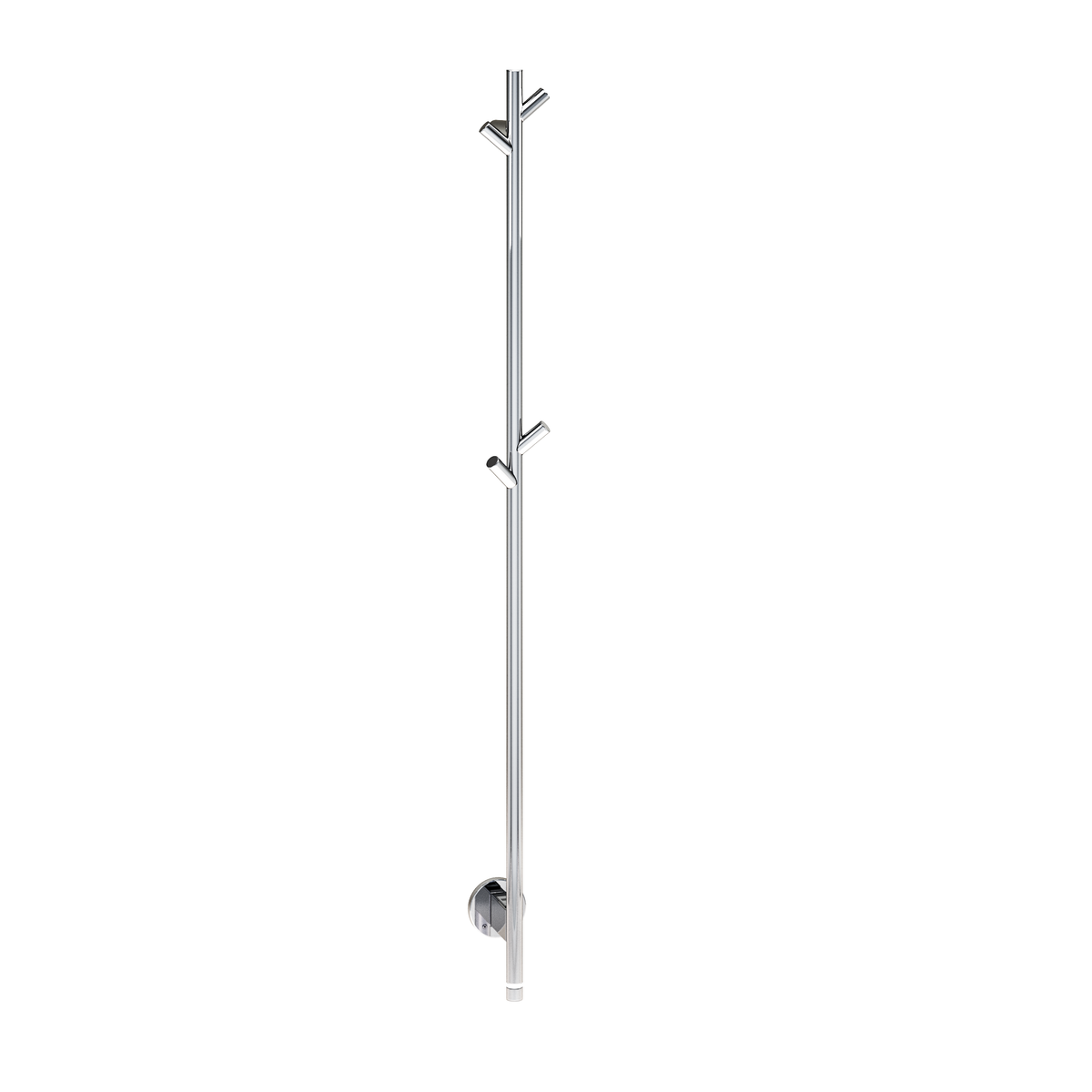 Alva Varia Handtuchheizkörper 140cm rein elektr.,Stahl pol.,17W,Kabel,Steck. - AQBHVA140.1
