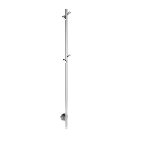 Alva Varia Handtuchheizkörper 140cm rein elektr.,Stahl pol.,17W,Kabel,Steck. - AQBHVA140.1