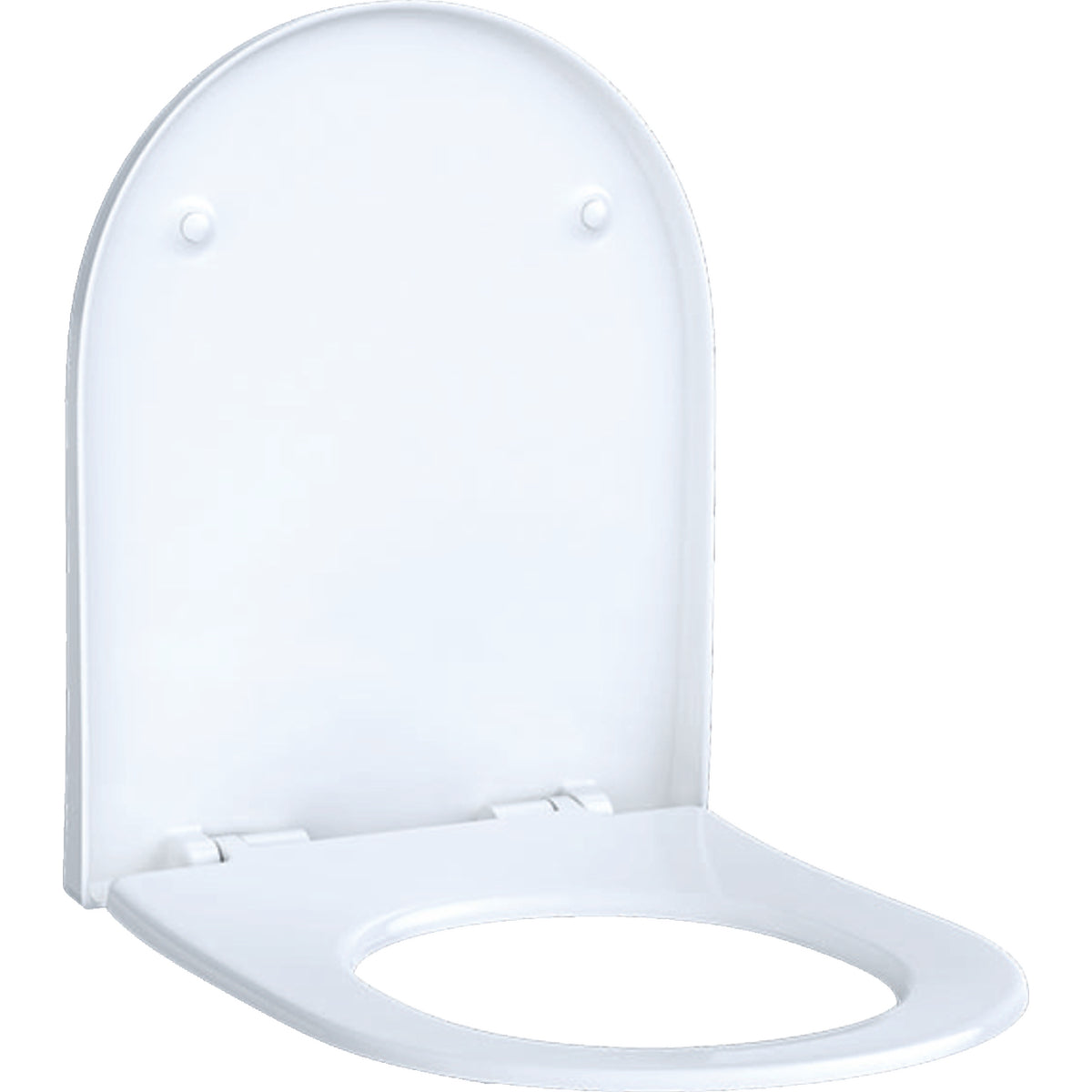 GEBERIT SANITAER Geberit Acanto WC-Sitz Slim Wrap over antibakt Scharn verchr m Absenk. Quickr  – 500.605.01.2