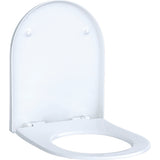 GEBERIT SANITAER Geberit Acanto WC-Sitz Slim Wrap over antibakt Scharn verchr m Absenk. Quickr  – 500.605.01.2