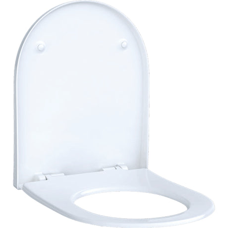 GEBERIT SANITAER Geberit Acanto WC-Sitz Slim Wrap over antibakt Scharn verchr m Absenk. Quickr  – 500.605.01.2