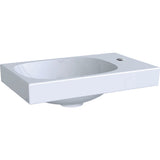 GEBERIT SANITAER Geberit Acanto HWB, asymmetrisch 400x250mm m HL rechts, o ÜL, weiß  – 500.635.01.2