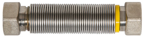 Alva Gas NiroFlexschll ÖVGW gepr., 105-200mm Mutter 1/2 x Mutter 3/4 - ACGF1520.105