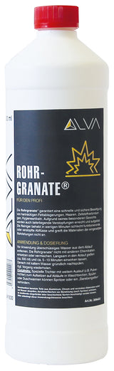 Alva RohrGranate Rohrreiniger1000ml, Verwendung gem.d.Verordnung(EU)2019/1148 - ACRG
