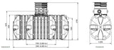 Alva Regenwassertank 4.000 Liter, inkl. Siphon m. Kleintierschutz (AT 122) - ACRWT4000