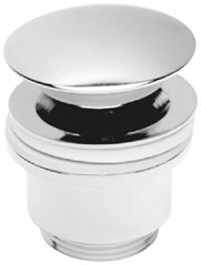 ALVA Varia Ablaufvent. 5/4 Clic. mit Stopfen, Höhe bis 60mm, Chrom - AQARVAAVC4