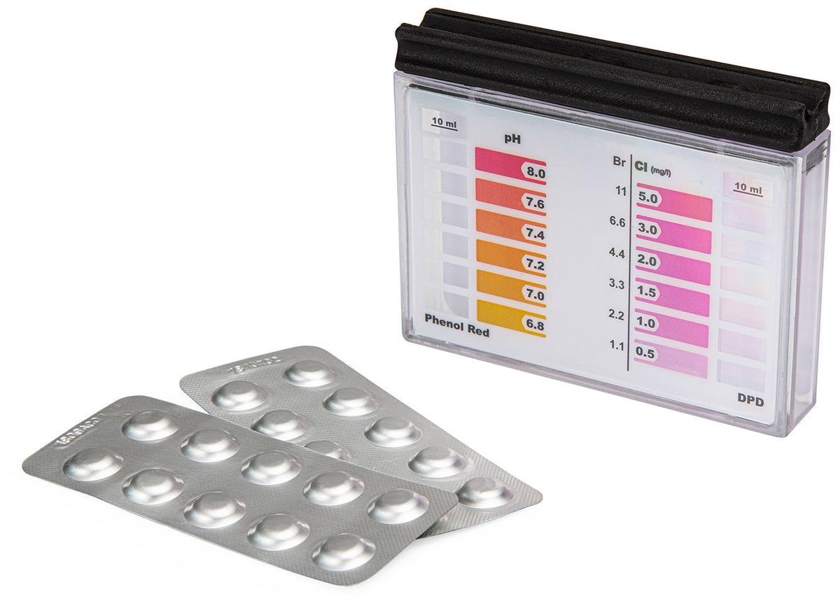 Alva Testkit f.pH-Wert/freies Chlor, inkl. je 20 Stk. Tabletten - ACTESTKIT1