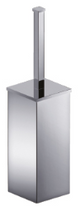 Alva Dura Toilettenbrstengarn. Standmodell mit Deckel, Chrom - AQASDUBGSD
