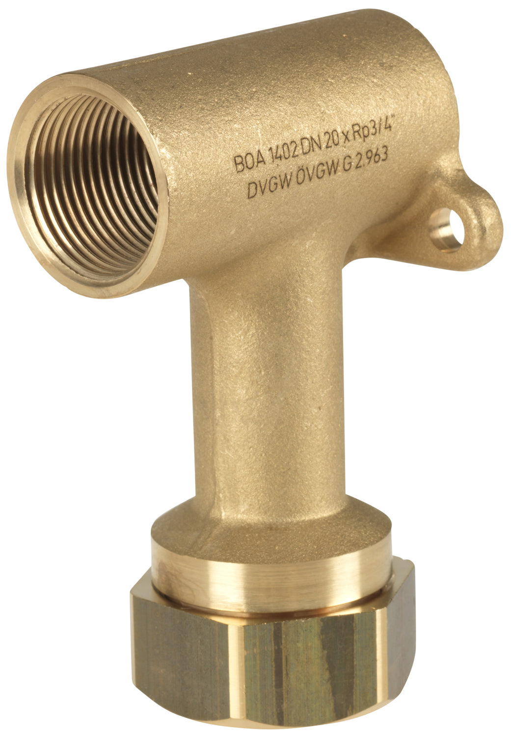 BOAGAZ BBA GAZ PLT Endfitting DN25 (1") x Wandauslass DN20 (3/4")  – M-0040861