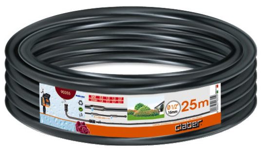 Alva Gartenberegnung Tropfschlauch, 16mm-25m, schwarz 2l/Std 0,5-1b - ACGBTS16.25S