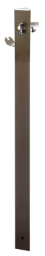 Alva Wasserzapfstelle fr Bodenmontage Alu grau eloxiert, point 2x1/2" - ACGAP