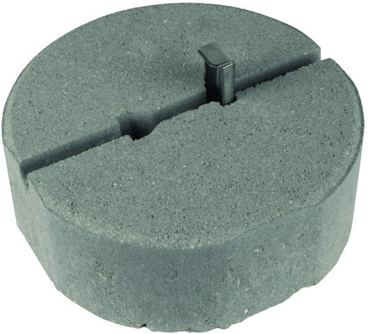 DEHN Betonsockel C45/55 8,5kg m. Keiltechnik D 240mm H 90mm Fangstangen D10/16mm-SET-   – 102075