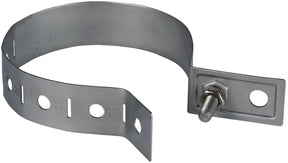 DEHN Regenrohrschelle 60-100mm NIRO m. Anschluss-Bohrung D 10,5mm   – 423019