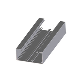 GGK BRA3 Alu Brüstungskanal Unterteil H=62 B=130mm, reinweiß RAL 9010   – 11703