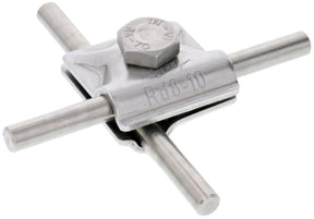 DEHN MV-Klemme NIRO (V4A) f. Rd 8-10mm m. Sechskantschraube   – 390079