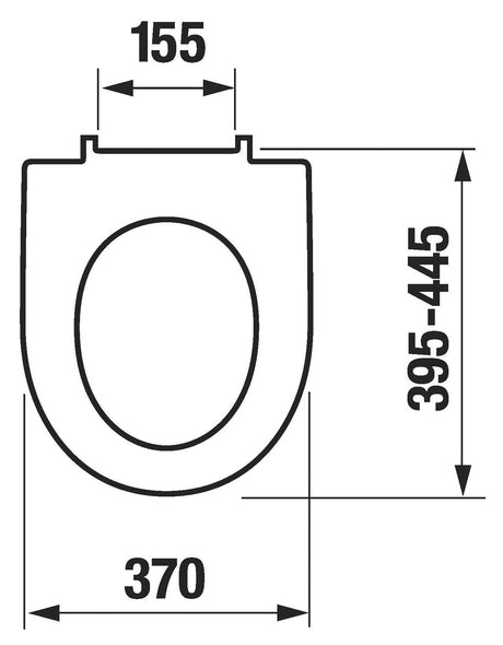 Alva Una WC-Sitz fr AQWCTSK Edelstahlschar.Absenkauto.Abnehm.Weiá - AQWCS6EAA