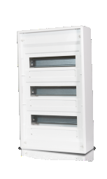 Alva AP Kleinverteiler ohne Tr 36+6 TE, mit Steckklemme, IP30 - APV36