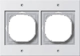 GIRA Rahmen 2fach TX44 (Unterputz IP44) reinweiß glänzend   – 021266