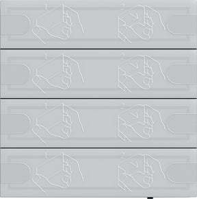 GIRA KNX Tastsens.4 Komfort 4f TS4 Anthrazit   – 5004028