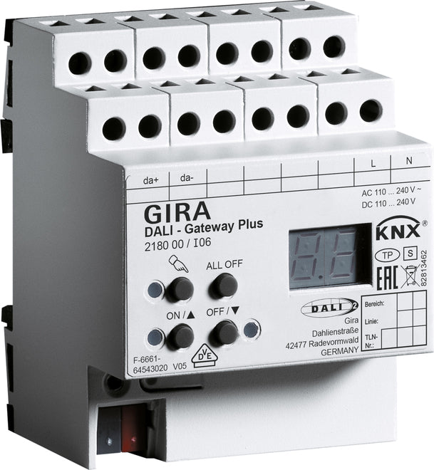 GIRA DALI-Gateway Plus KNX REG   – 218000