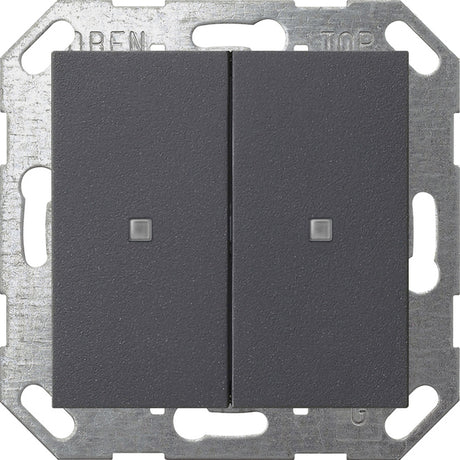 GIRA KNX Taster Wippe 2f System 55 anthrazit   – 517328