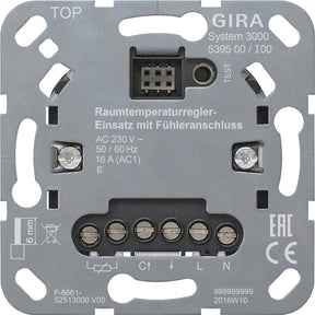 GIRA S3000 RTR-Eins.u.Fühleranschluss Einsatz   – 539500