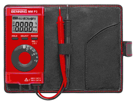 BENNING Digital-Multimeter Taschenformat leicht 600V 40MOhm MHz µF Durchgang Diode Hold   – 044084