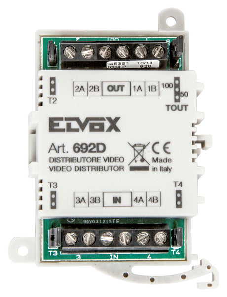 VIMAR-ELVOX Passiver Video-Etagenverteiler  – 692D