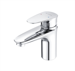 Alva Forta Waschtischarmatur mit Thermo- Protect-Kartusche, Vollhebel, Chrom - AQBFFOWT1