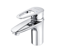 Alva Forta Waschtischarmatur mit Thermo- Protect-Kartusche, Bgelhebel, Chrom - AQBFFOWT2