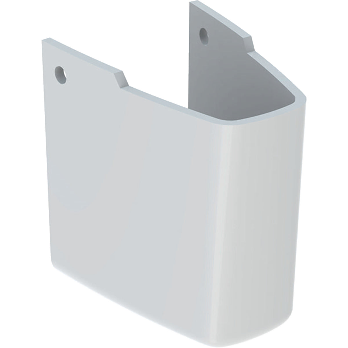 Alva Prima Halbsäule für Waschtische ab 55cm, Weiß - AQKEPRHS