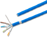 Alva KAT.7 Datenkabel Simplex S/FTP, 1000MHz, LSOH3, Cca, Farbe: blau - DK-KAT7-1000-SFTP-S-BL>TR500<