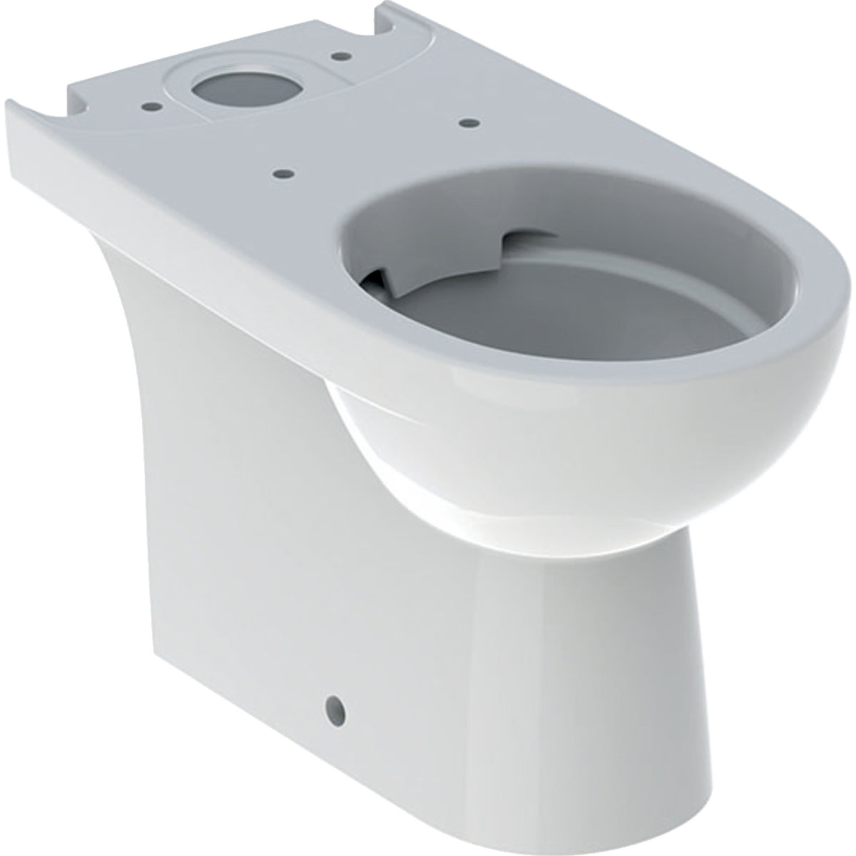 Alva Prima Kombi-Stand-WC Tiefsp. Abg. Multi, oh. SPK, spülrandlos, Weiß - AQKEPRWCTS2