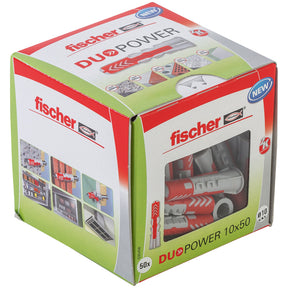 FISCHER DÜBEL Duopower 10 x 50 - VPE=50ST Duopower  – 535456