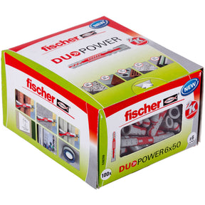 FISCHER DÜBEL Duopower 6 x 50 - VPE=100ST Duopower  – 538250